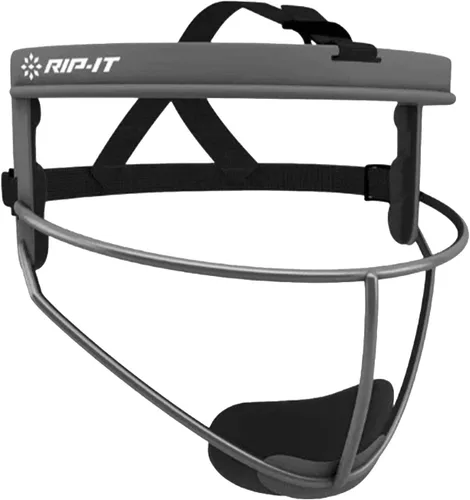 Vista 8 de RIP-IT Girl's Defense Pro Softball Fielder’s Face Mask - Gloss Rosado