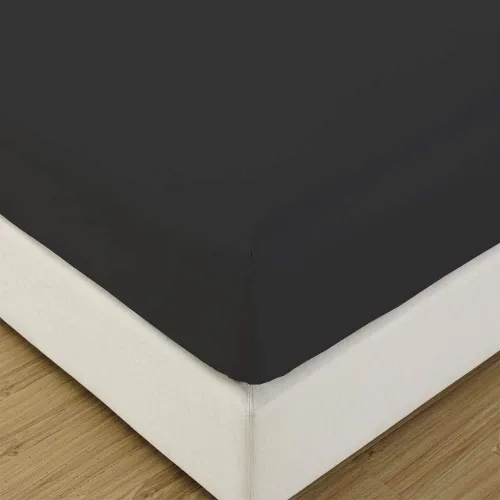 Vista 18 de Luxuriouse Collection - Sábana bajera ajustable totalmente elástica, 100% algodón egipcio, ajuste extra largo de hasta 15 pulgadas de profundidad