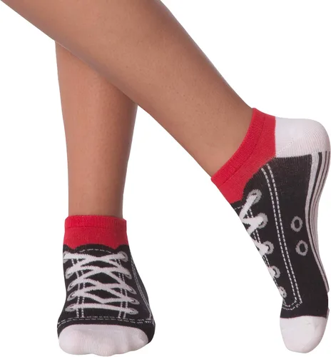 Vista 3 de K. Bell Socks womens 6 Pair Pack Fun Pop Culture Funny Novelty Low Cut No Show Socks