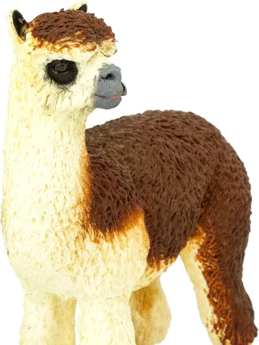 Vista 4 de Safari Ltd. Figura de alpaca – Figura detallada de plástico de 3.75 pulgadas – Divertido juguete educativo para niños, niñas y niños a partir de 3