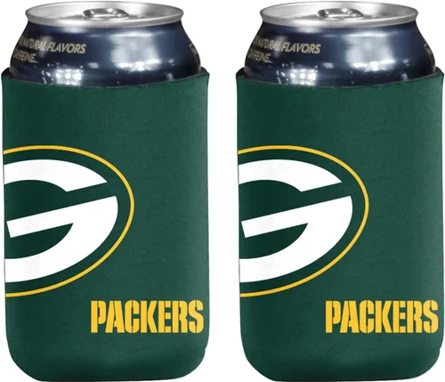 Vista 12 de Soporte aislante para latas y botellas de fútbol americano enfriador de bebidas Huggie (Nueva Orleans (Saints) - Negro) Nueva Orleans (Santos)