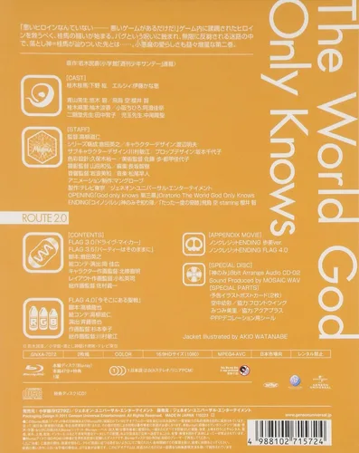 Vista 2 de The World God Only Knows (Kami Nomi zo Shiru Sekai) ROUTE 2.0 w CD, Limited Edition