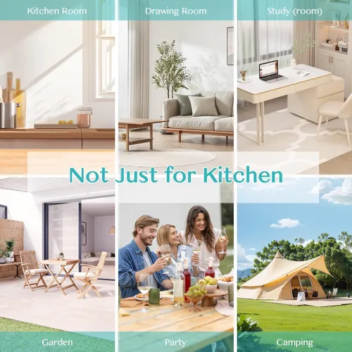 Vista 8 de 2 cajas Bento de acero inoxidable 304, 2 compartimentos, contenedores portátiles de almacenamiento de alimentos, cajas de aperitivos con tapas, caja