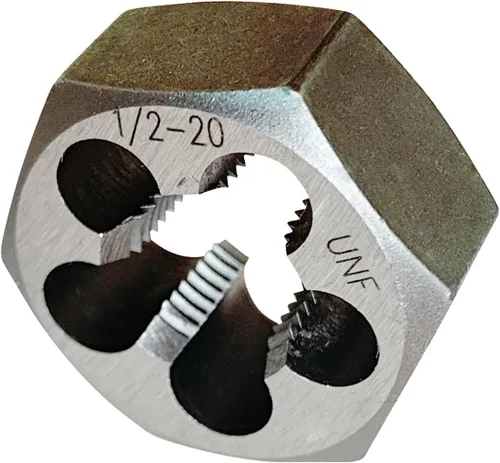 Vista 3 de El 1/2"-13 hex. muere el reenhebrado muere el hilo muere la mano derecha del acero del cartón