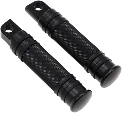 Vista 2 de Dreamseek estribo de cambio para motocicleta con estriberas de dedo + estriberas moleteadas compatibles con Harley-Davidson Sportster Dyna Touring