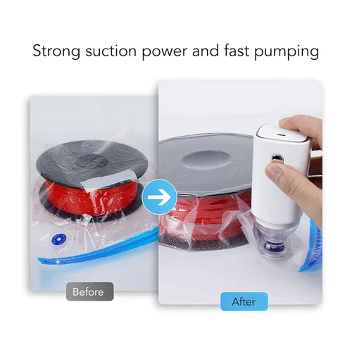 Vista 3 de Bomba de aire eléctrica Bomba de bolsa de vacío automática Bomba de compresión sellada al vacío Bomba de aire recargable USB para impresión 3D