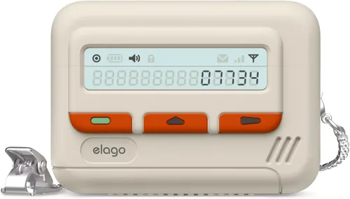 Vista 8 de elago Estuche Pager Compatible con Funda de AirPods Pro de 2ª Generación, Compatible con Funda de AirPods Pro 2, Correa de Cadena Incluida