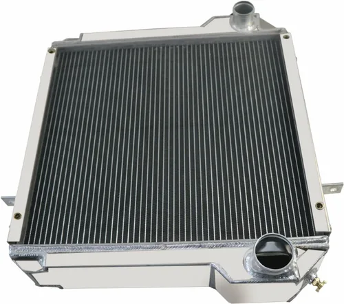 Vista 4 de 234876A1 234876A2 Radiador para retroexcavadora de caja 570 580L 580SSL 590SL 4300 P85, radiadores de enfriamiento de aluminio completo
