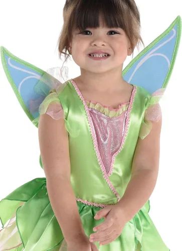 Vista 2 de Party City Tinker Bell - Disfraz clásico de Halloween para niños pequeños de 2 a 3 años, Multicolor