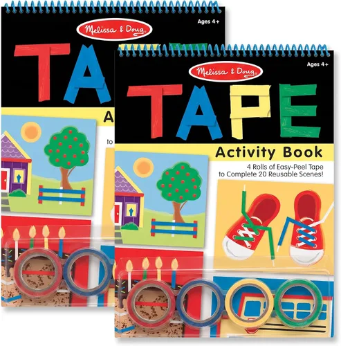 Vista 10 de Libro de actividades de Melissa & Doug (idioma español no garantizado), Cinta libro de actividades, Multi