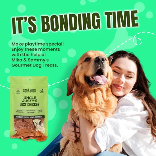 Vista 6 de Golosinas gourmet de pollo para perros, naturales, nutritivas y sabrosas, hechas solo en Estados Unidos, pollo sin jaulas, sin aditivos