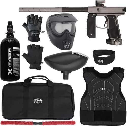 Vista 12 de Action Village Empire Mini GS TP Nivel 1 Kit de pistola de paintball protector