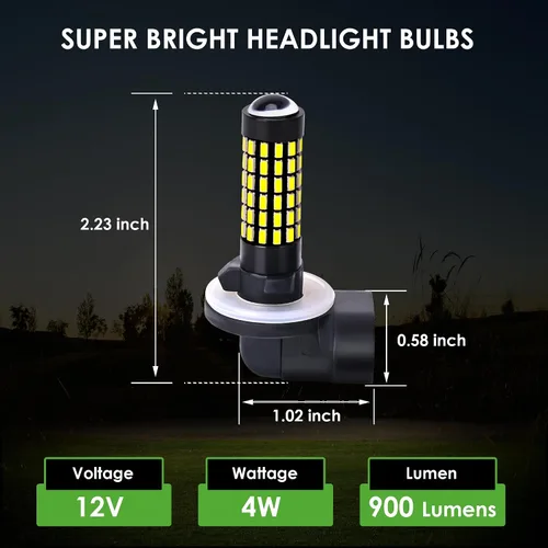 Vista 7 de 10L0L 881 Bombilla de faro para carrito de golf para EZGO Club Car DS Precedent, bombillas antiniebla súper brillantes para kit de luces de carrito
