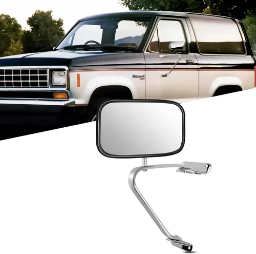Vista 24 de Espejo Lateral del Conductor o del Pasajero Compatible con 1980-1996 Para Ford F150 1980-1996 Para Ford F250 1980-1996 Para Ford F350 Operado