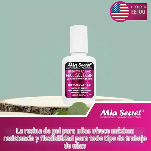 Vista 3 de Mia Secret Resina de gel transparente con brocha