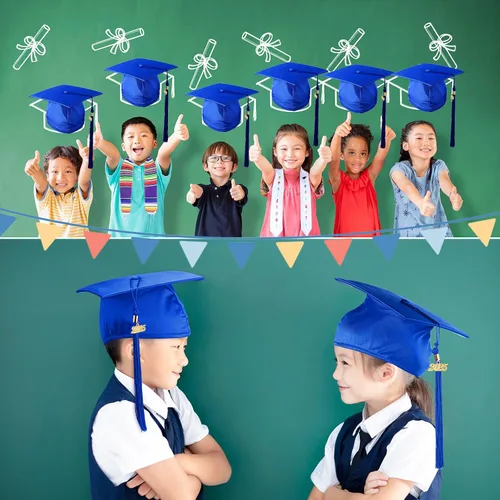 Vista 6 de Vestido de graduación para jardín de infantes, preescolar, estola para niños, sarape mexicano, estola de graduación, banda con borla, diploma