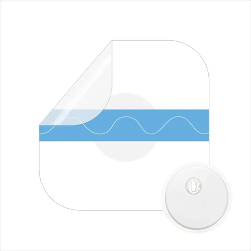 Vista 6 de Adhesivo impermeable para cubiertas de sensor Freestyle Libre 2/3 - 50 piezas impermeables para Freestyle Libre3/2 CGM parches adhesivos