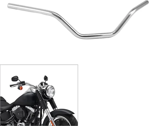 Vista 6 de TCT-MOTORPARTS Cromo 5 '' Rise Bar Ape Hanger Manillar 1 pulgadas 1 "0.984 in Ajuste Para Harley Softail Sportster 883 1200 XL Dyna Low Rider