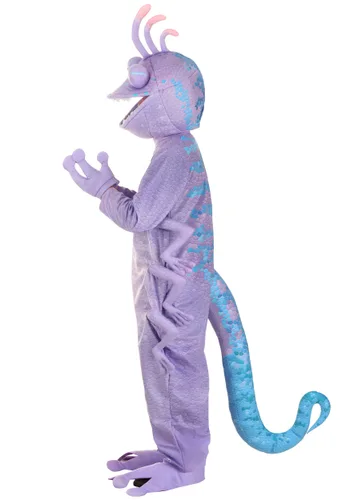 Vista 3 de Disfraz Randall Talla Grande para Hombre de Disney y Pixar Monsters Inc Multicolor