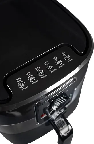 Vista 8 de Danby DBAF03224BD11 Freidora de aire de 3.2 cuartos de galón en negro con temporizador, temperatura ajustable y cesta extraíble