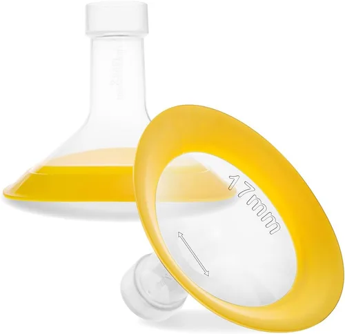 Vista 13 de Nenesupply Insertos de 0.591 in y bridas flexibles de 0.945 in compatibles con extractor de leche Lansinoh de repuesto para bridas Lansinoh de 0.591