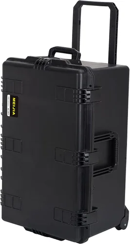 Vista 11 de MEIJIA Funda rígida portátil impermeable para todo tipo de clima, funda para cámara con espuma de ajuste personalizable, diseño ligero con mango