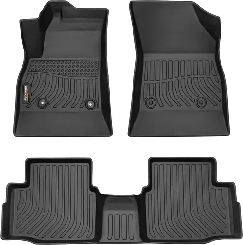 Vista 27 de Alfombrillas para todo tipo de clima y forro de carga para Volkswagen Atlas 2018-2026 (asientos de 6 pasajeros), juego completo de 3 filas