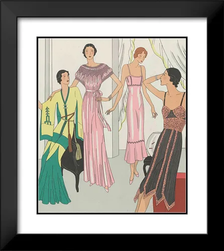 Vista 2 de ArtDirect Anonymous 20x23 Black Modern Frame and Double Matted Museum Art Print Titled - Art - Taste - Beauty, P. 21 (1931)