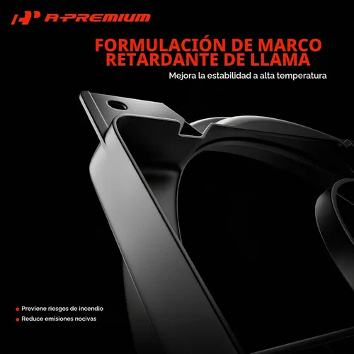 Vista 5 de A-Premium Conjunto de ventilador de condensador de A/C izquierdo