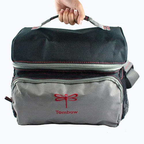 Vista 4 de Tombow 56177 Bolsa de almacenamiento, negro y gris. Almacena perfectamente todos tus suministros de arte y manualidades de Tombow