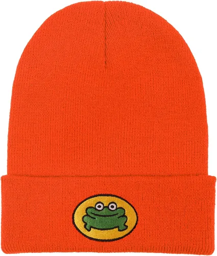 Vista 3 de Dsehuko Gorro de rana para mujeres y hombres, lindo gorro de invierno curvado