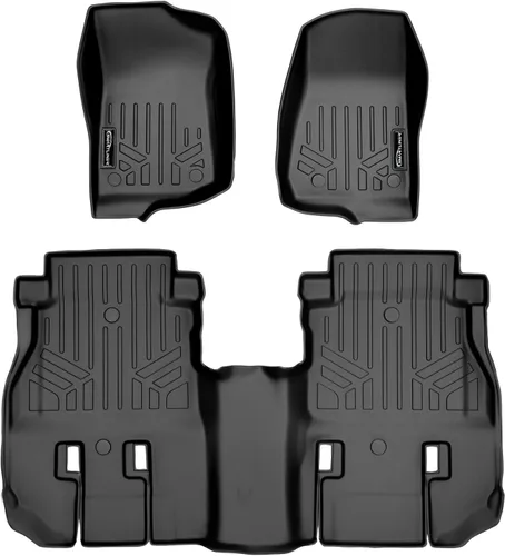 Vista 24 de MAXLINER Juego de alfombrillas de primera fila para Jeep Wrangler 1997-2006