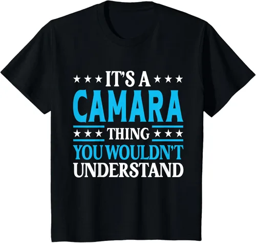 Vista 34 de It's A Camara Thing Surname Funny Family Last Name Camara T-Shirt