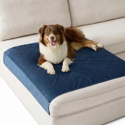 Vista 13 de Bedsure Funda de cama impermeable lavable para perros, manta impermeable para sofá y cama individual, protector ligero de muebles para mascotas