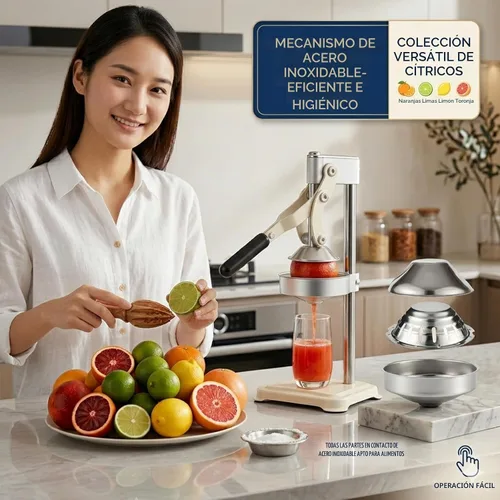 Vista 2 de Juicer manual resistente de la prensa de la mano del exprimidor del limón, Juicer manual resistente de la fruta cítrica