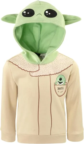 Vista 3 de STAR WARS The Mandalorian Baby Yoda - Sudadera con capucha de forro polar