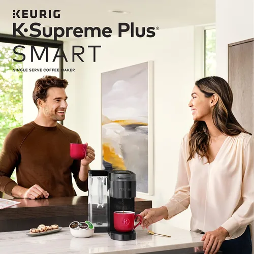 Vista 12 de Keurig K-Supreme Plus SMART - Cafetera de una sola porción con illy Intenso Bold Roast 32 cápsulas K-Cup