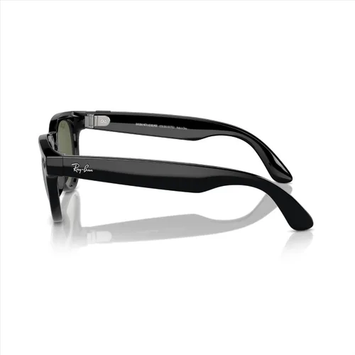 Vista 10 de Ray-Ban - Meta Smart Glasses - Headliner - Shiny Black G15 Green Polarized