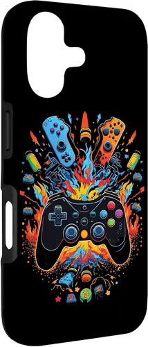Vista 3 de Gamer Aesthetic Graphic Gaming Video Games Boys Teens Kids Case for iPhone 17