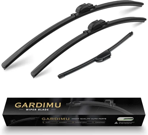 Vista 11 de Limpiaparabrisas delanteros para Hyundai Elantra 2002-2007, 20" 18" silenciosos y sin rastros, reemplazo de limpiaparabrisas para todo clima