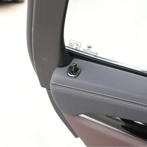 Vista 4 de 4 piezas de plástico ABS para BMW X3 X4 G01 G02 2018-2020 puerta cerradura cubierta TRIM Accesorios