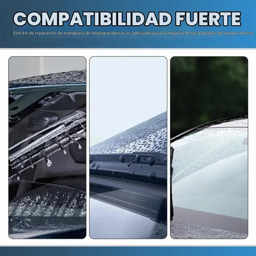 Vista 5 de Kit de manguera de limpiaparabrisas para auto lekudo Pack-30, manguera de goma flexible a prueba de fugas de 13 pies, con conector de manguera tipo