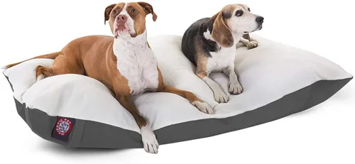 Vista 17 de Majestic Pet Cama rectangular para perros tamaño mediano, lavable, funda extraíble, cama para mascotas, cama para jaula para perros, cama de gran