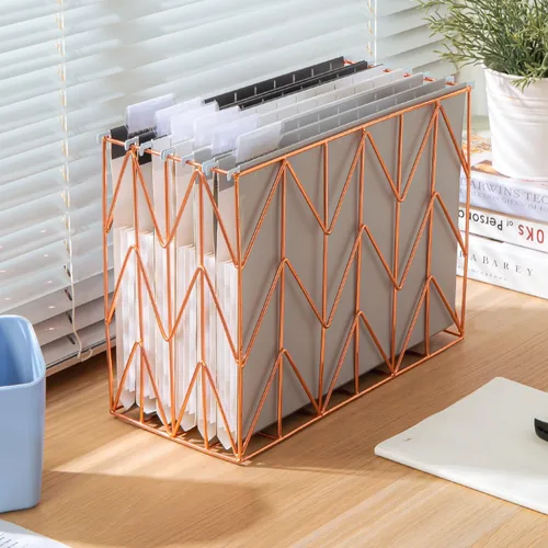 Vista 9 de Y YOMA Tamaño carta, paquete de 6 carpetas colgantes de acordeón con capacidad adicional, carpeta decorativa reforzada, carpeta expandible