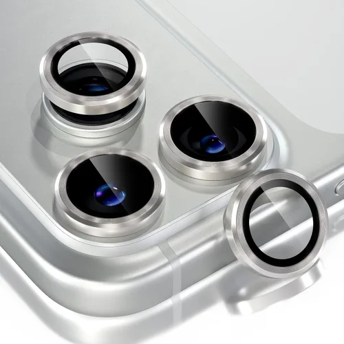 Vista 202 de Choiche Compatible para iPhone 16 Pro/iPhone 16 Pro Max Protector de Lente de Cámara, Vidrio Templado 9H Protector de Pantalla de Cubierta de Cámara