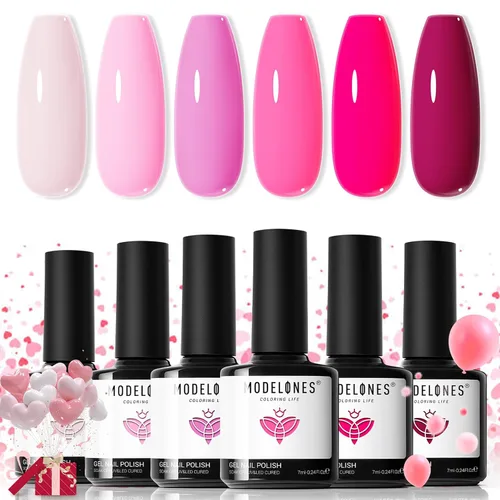 Vista 35 de modelones Juego de imanes de ojo de gato, esmalte de gel francés con corazón de ojo de gato, kit de herramientas de uñas de doble cabeza 5 en 1