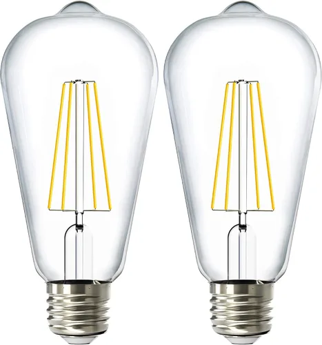 Vista 8 de ST64 - Bombilla de filamento led 8,5 W, varios colores y tamaños, 1/6