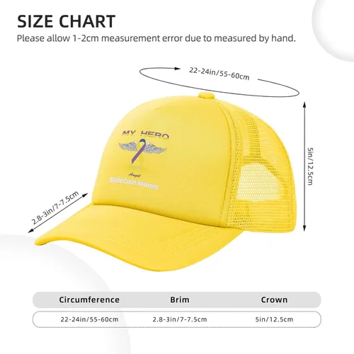 Vista 4 de Gorra de béisbol de malla ajustable para papá unisex