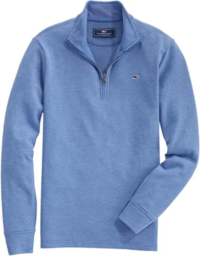 Vista 8 de vineyard vines Saltwater 1/4 Zip Aqua Ocean