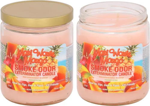 Vista 16 de Smoke Odor Exterminator - Vela en tarro de 13 oz, Trippy Hippie Hippie Trippy
